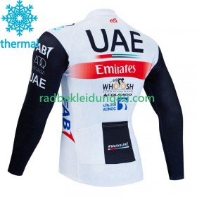 Radtrikot Winter Thermal Fleece Uae Emirates 2023